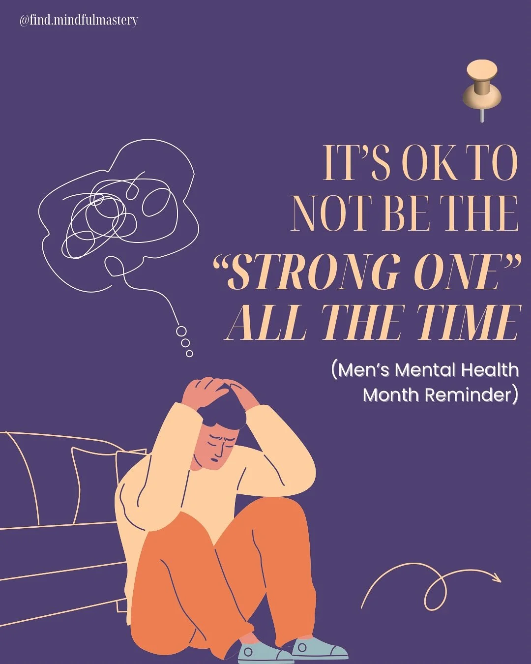 Too often, men&rsquo;s mental health is overlooked &mdash; not because men don&rsquo;t struggle, but because they&rsquo;re taught to stay silent. Many were never shown that emotional awareness is strength, not weakness. 💪
 This Men&rsquo;s Mental He