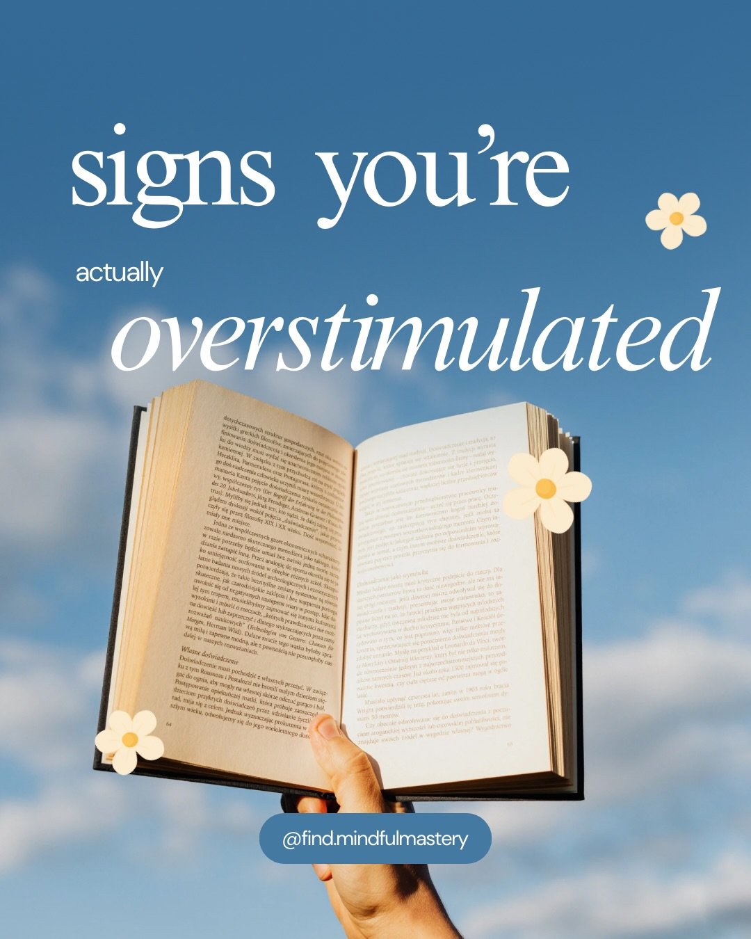 POV: you thought you needed to get your life together&hellip; but you actually needed to close 17 tabs in your brain. 😭

Overstimulation can look like irritability, restlessness, decision fatigue, wanting to isolate, endless scrolling, or feeling li