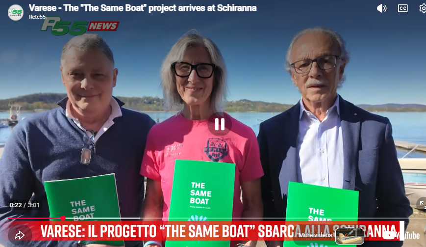 The Same Boat Project Arrives in Varese - R55 News, Varese, IT 9/8/2026 - Video