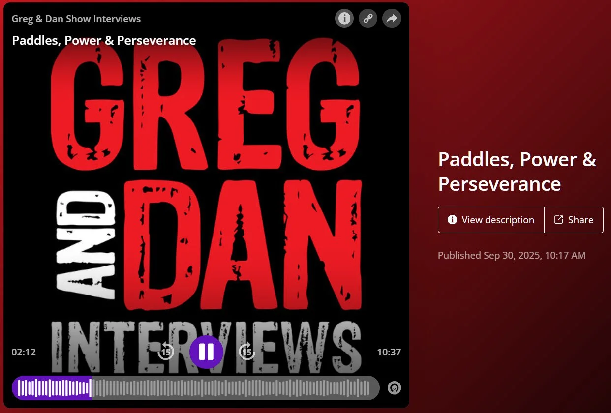 CrEW 309 - Interview on Greg and Dan Show Peoria 9/2025 - Audio