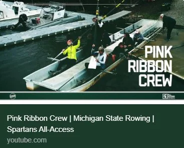 Pink Ribbon Crew | Michigan State Rowing 5/2025 - YouTube video