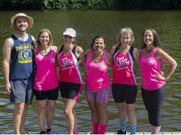 Breast cancer survivors from Pennsylvania's Whitemarsh Boat Club are rowing like an athlete