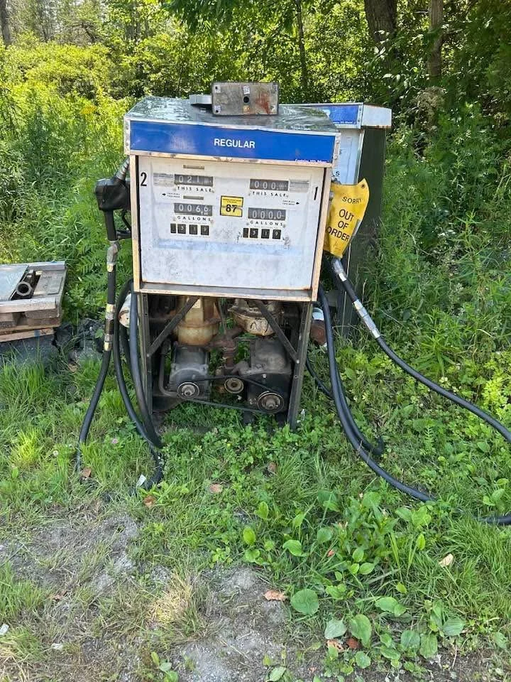 After upgrade, Eggemoggin Country Store raffles vintage gas pump