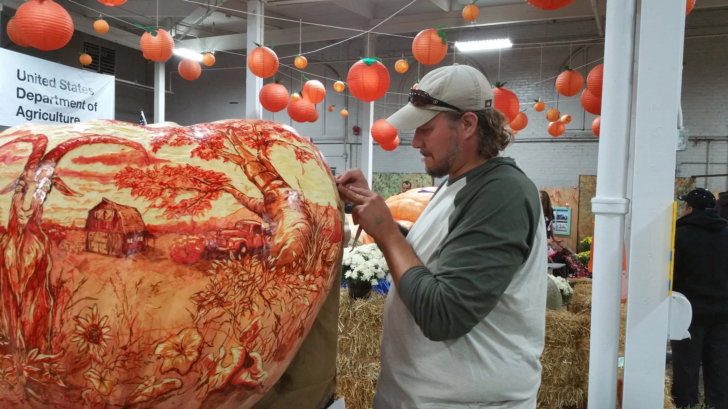 Blue Hill man's pumpkin art is a seasonal sensation