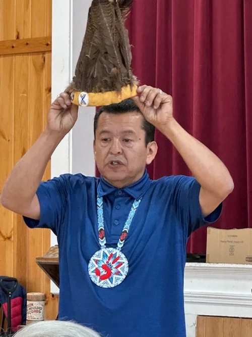 Passamaquoddy man transcribes recordings of voices from the past