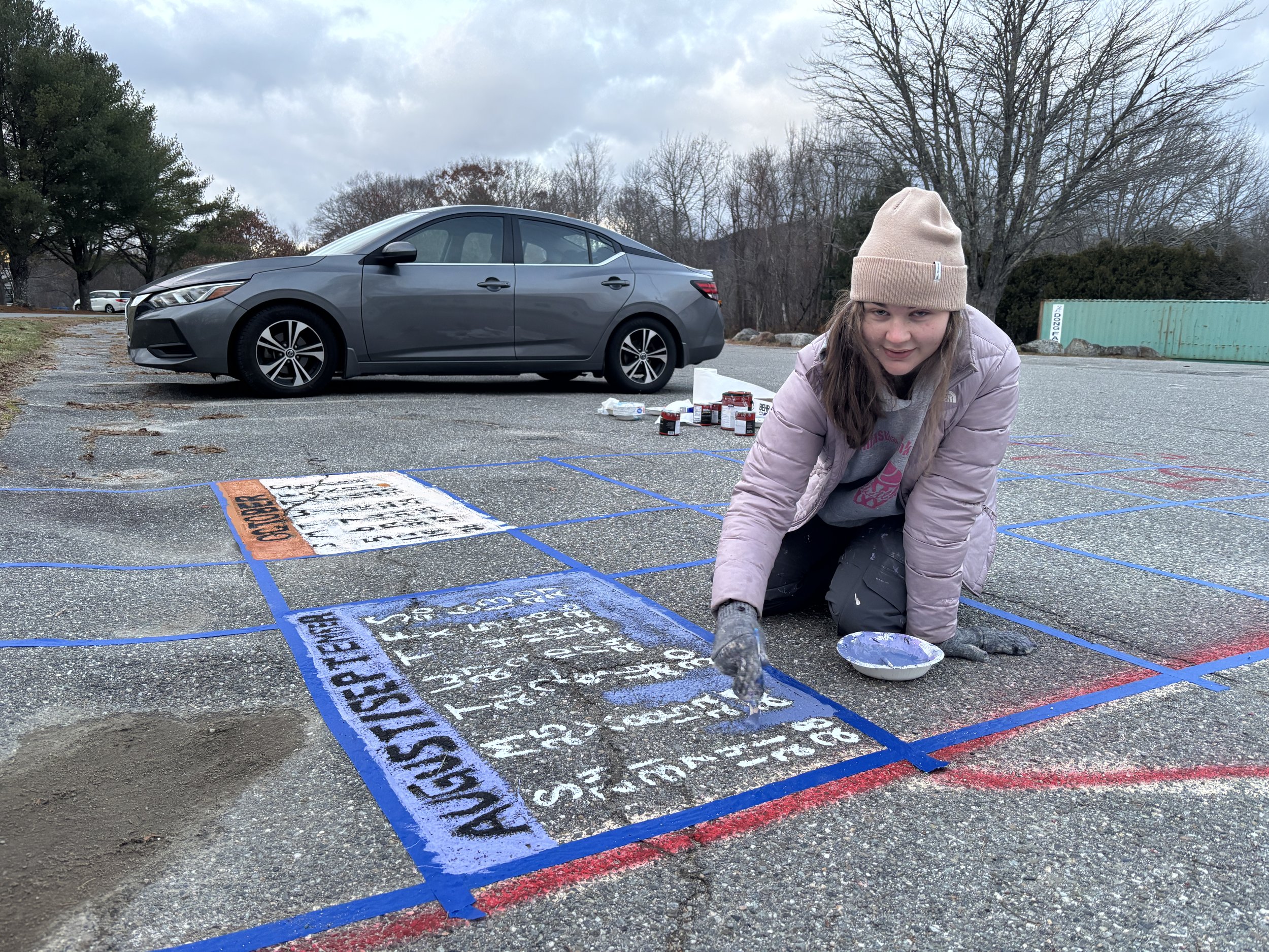 THE U-TURN: Parking lot art