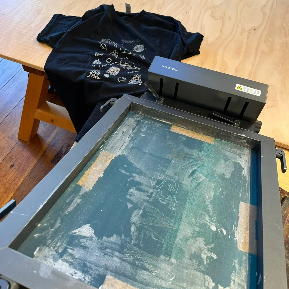 Lasercut Screenprinting