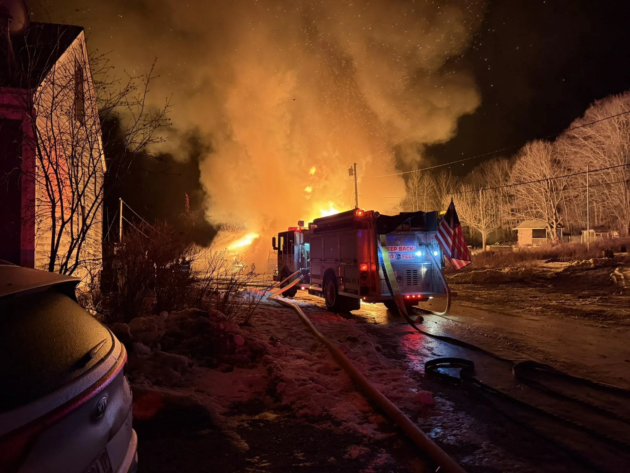 Bucksport fire displaces seven 