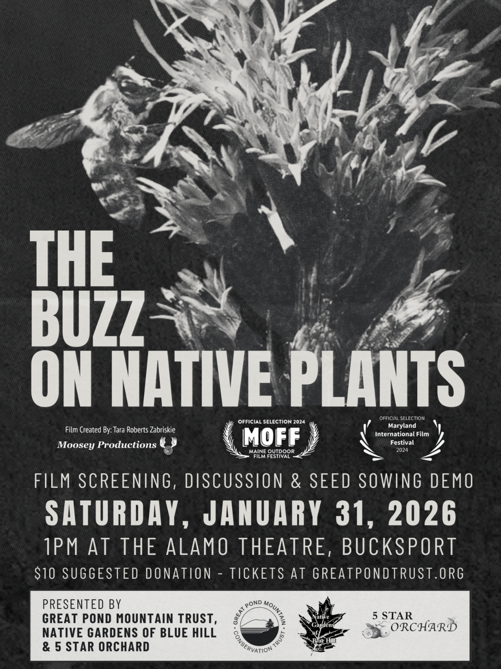 "The Buzz on Native Plants" film & Seed Sowing Demo 