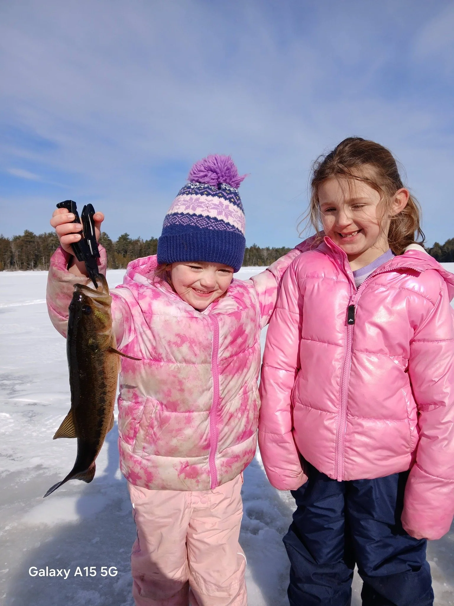 Sunny skies, thick ice and lots of big catches for ice fishing derby