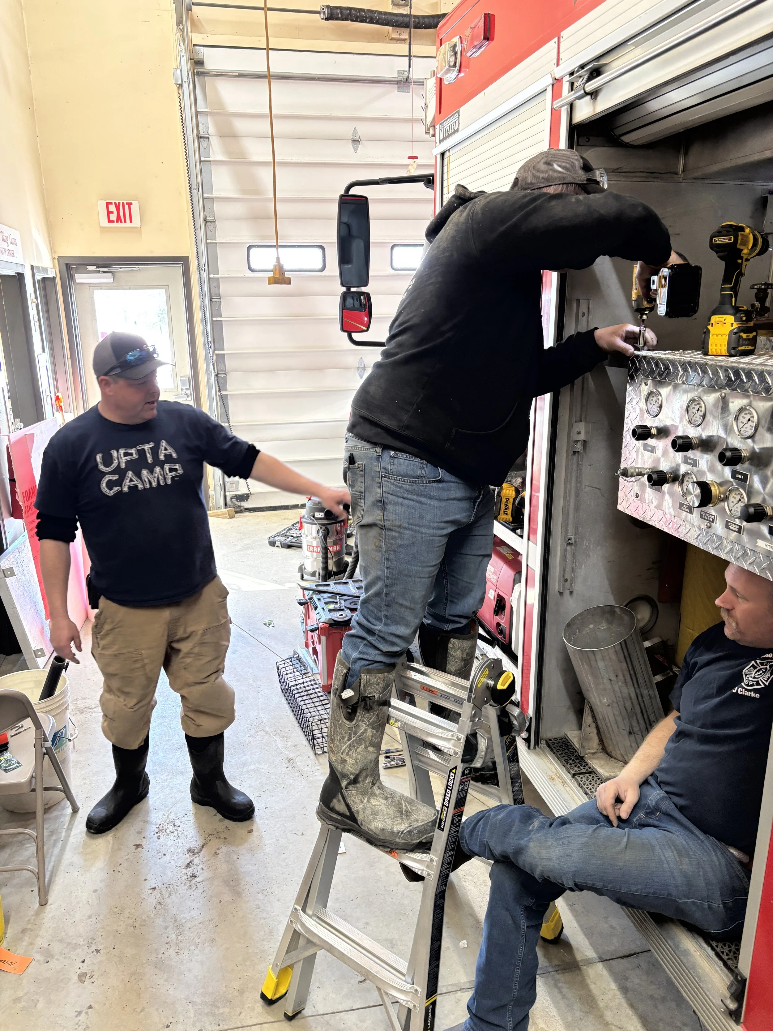 THE U-TURN: Fire department breathes easier with new system