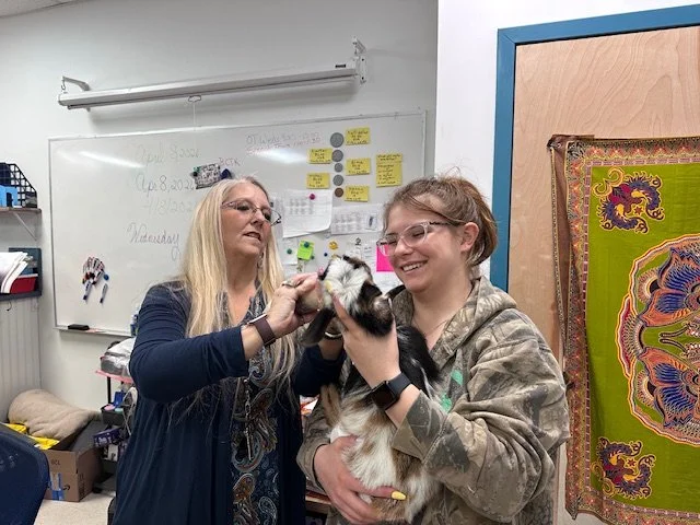 Kids visit Deer Isle-Stonington High School 