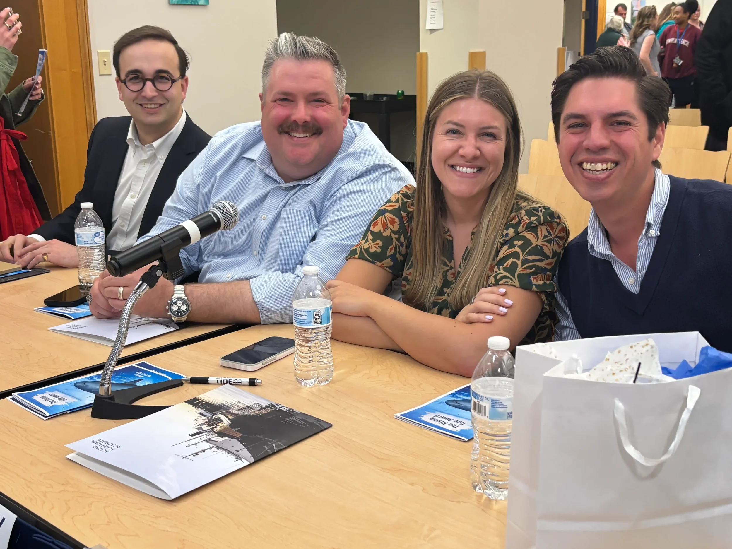 Judges Mark Morgioni, Oscar Adams, Peyton Penny and Matt Powell.