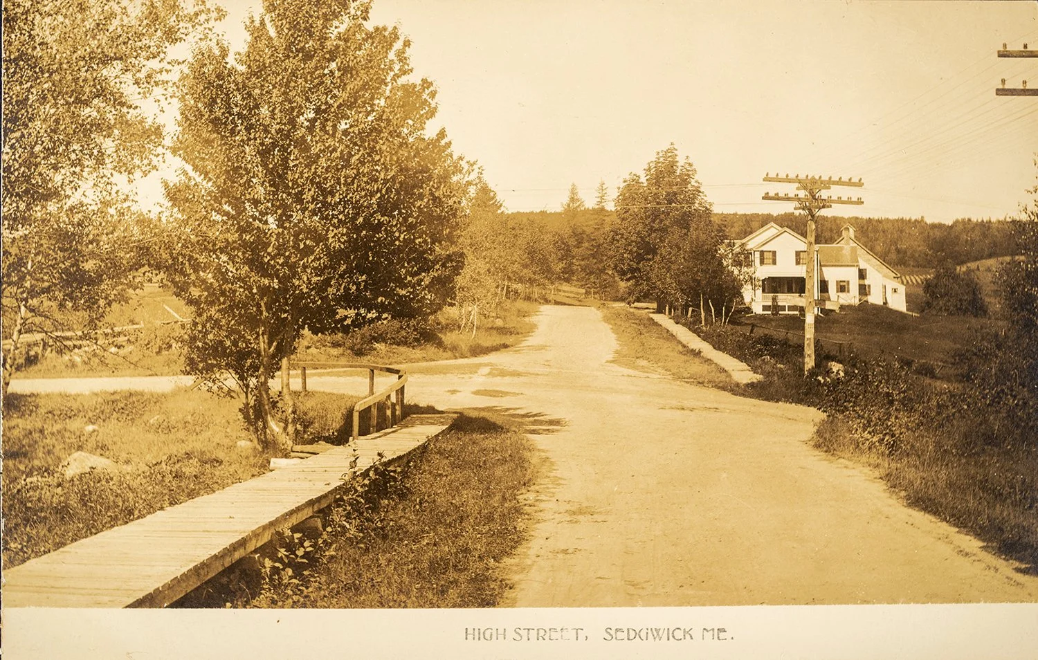 View of High Street in Sedgwick