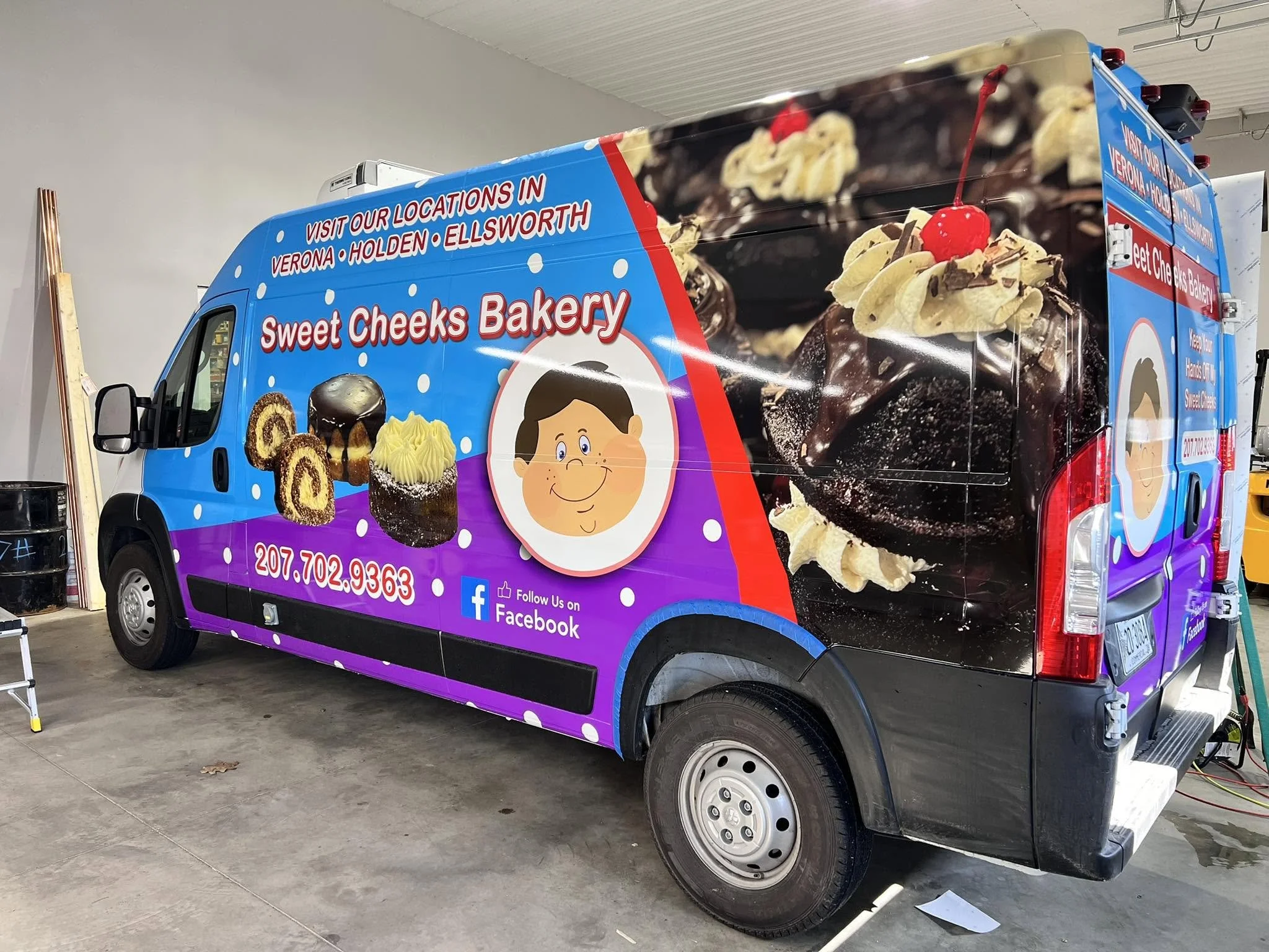 Sweet Cheeks Bakery delivery van targeted in overnight theft