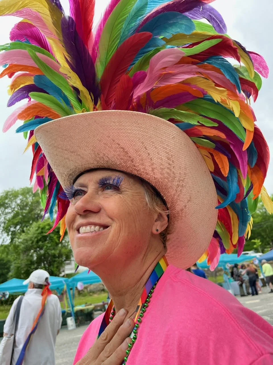 Blue Hill Pride parade draws 80 to downtown Blue Hill