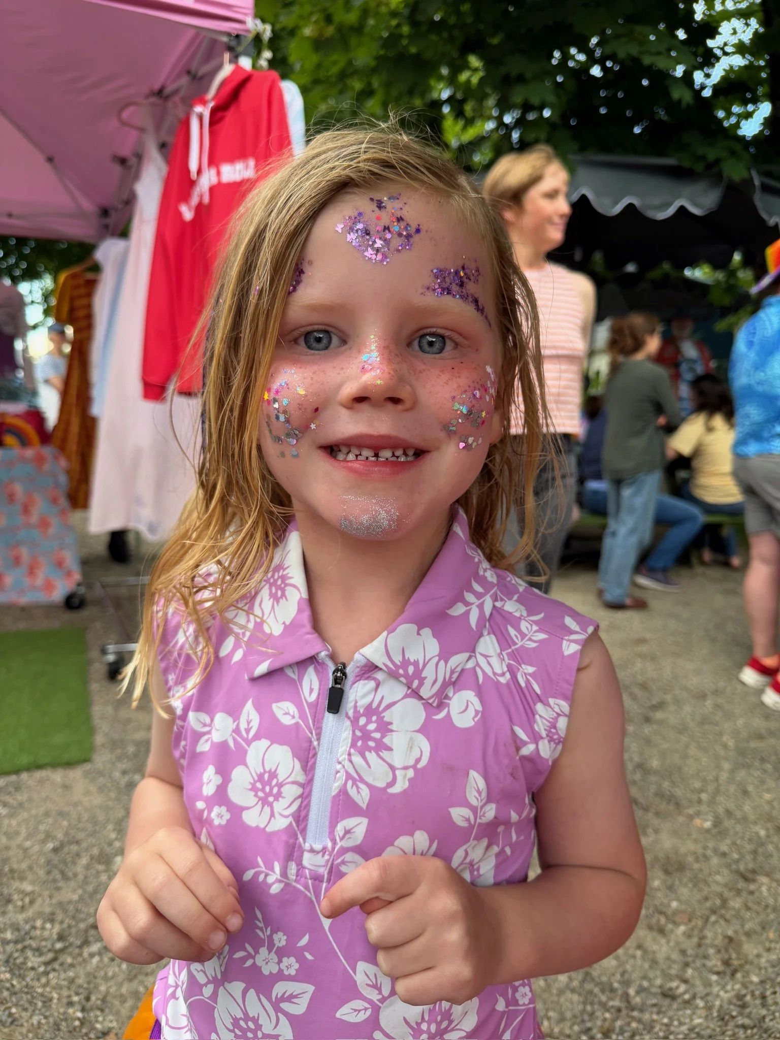 Lula Oliver of Deer Isle showing off her glitter.jpeg