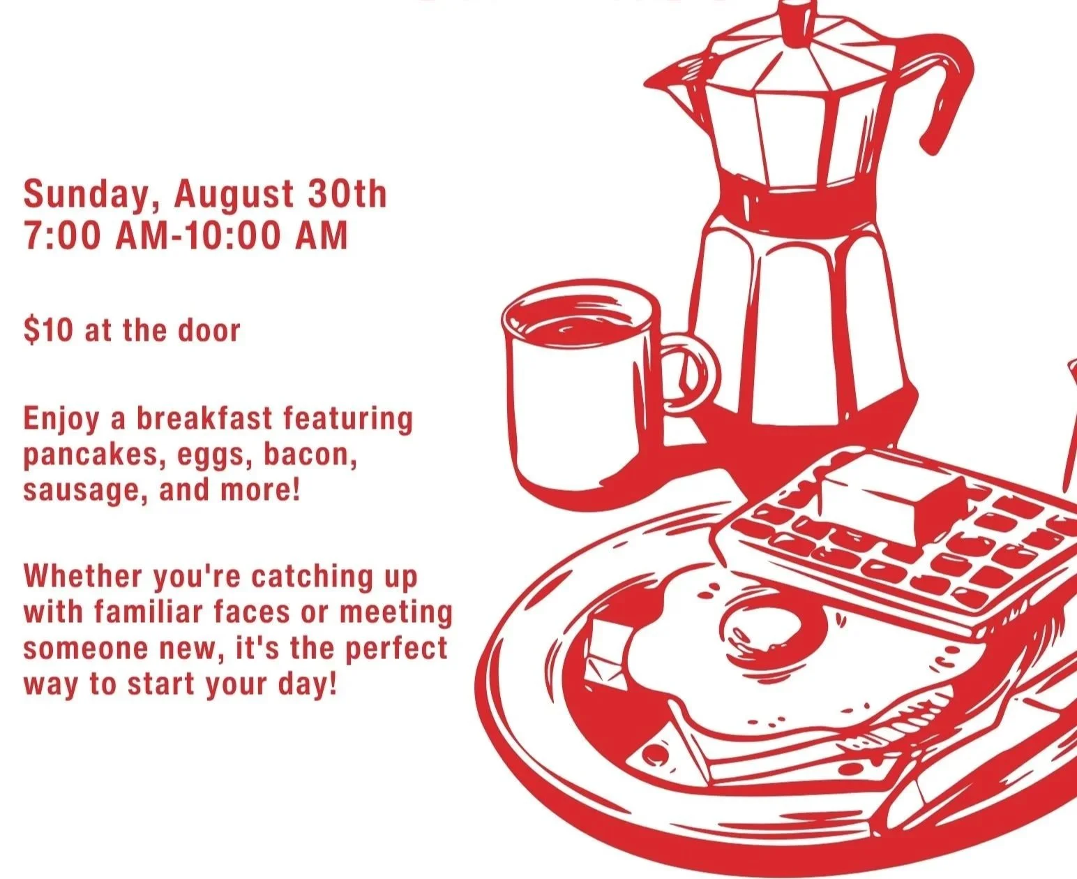 Brooksville Community Center Breakfast!
