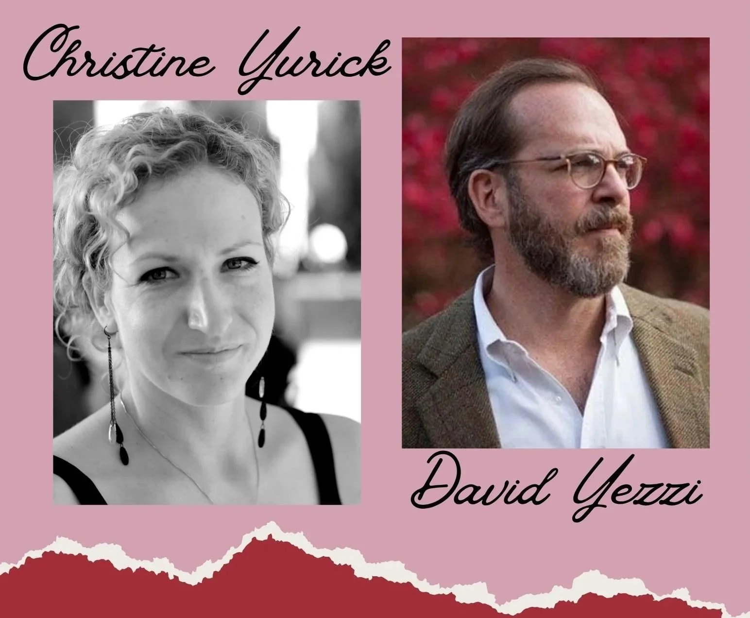 Poetry Reading w/ Christine Yurick & David Yezzi