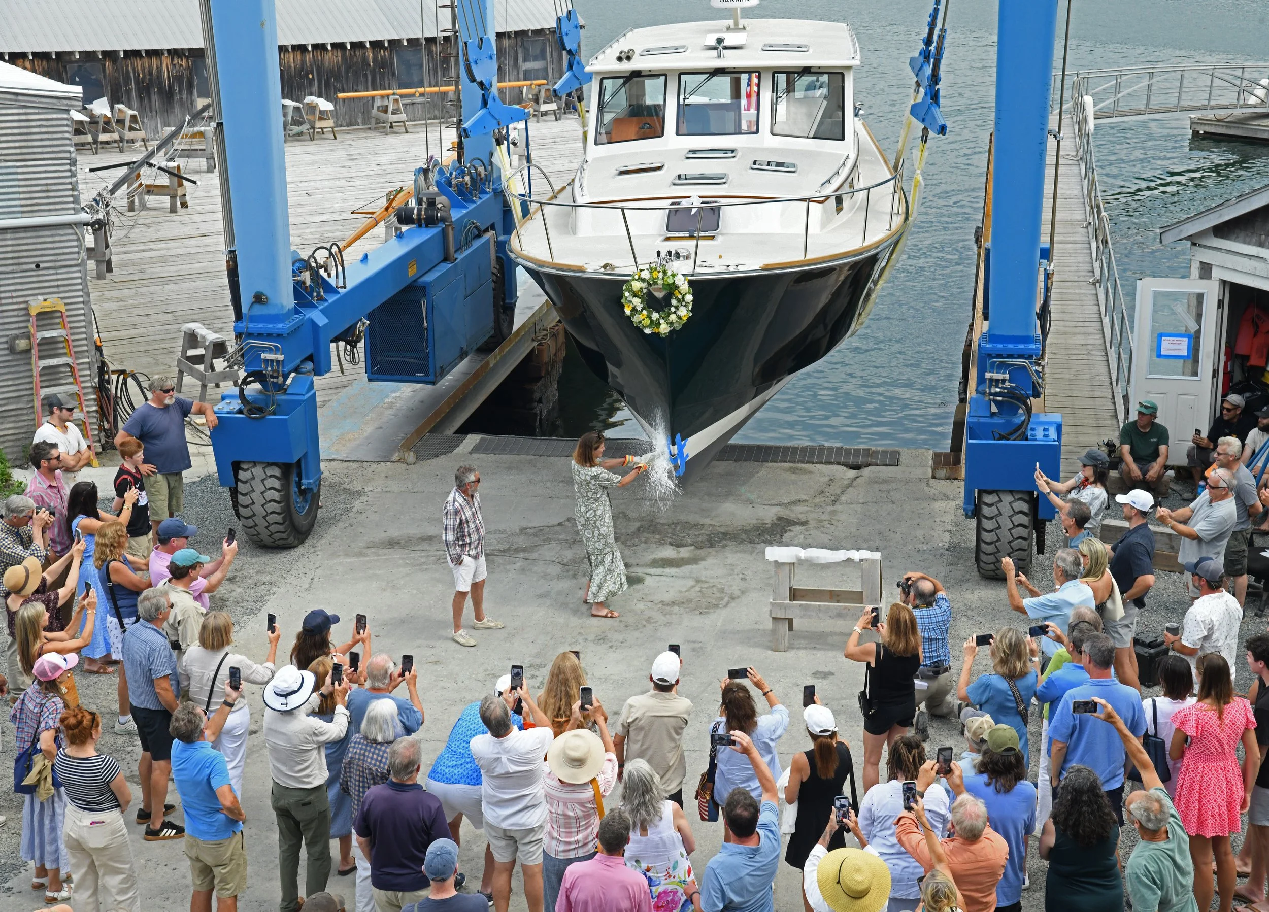 Brooklin Boat Yard launches custom 47-foot cruiser