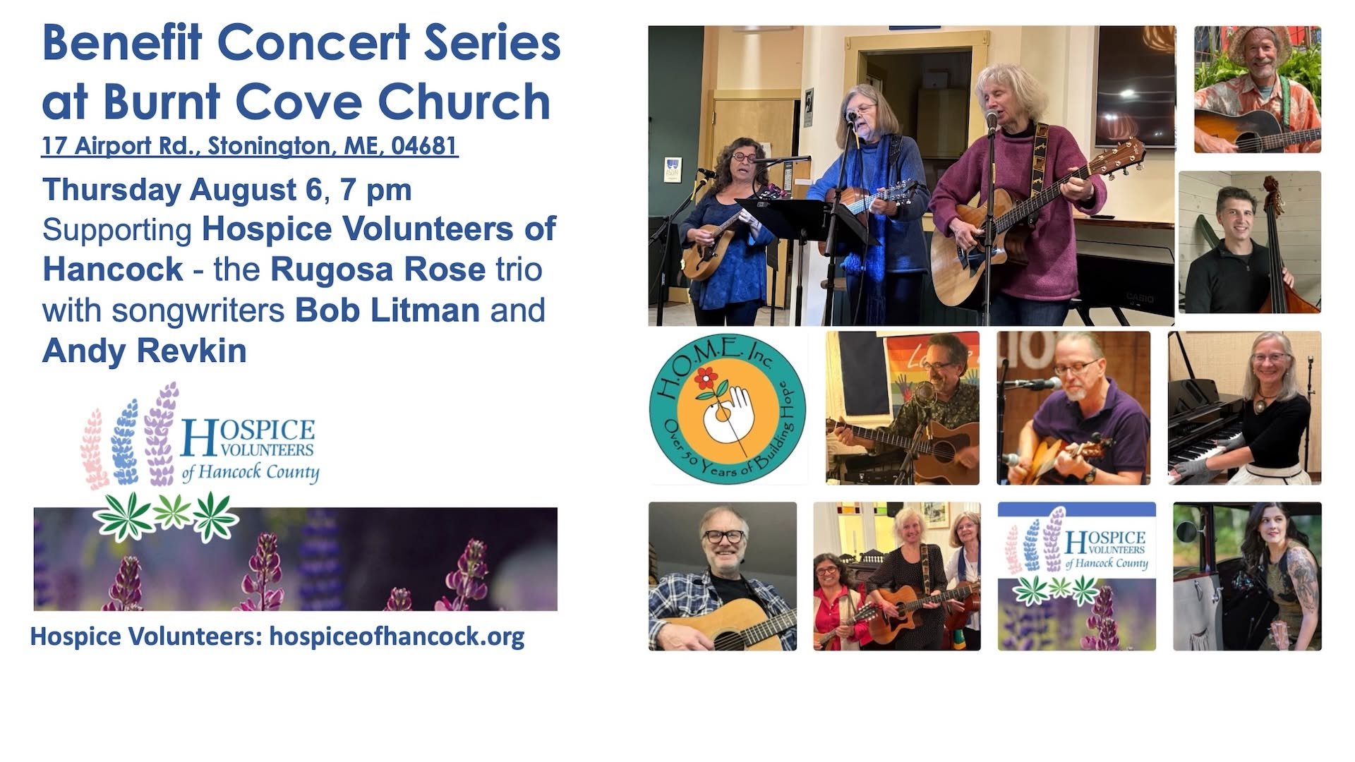 Benefit Concert for Hospice Volunteers