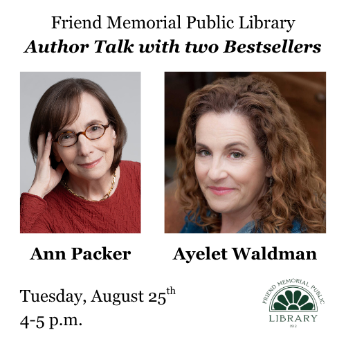Author Talk with Ann Packer and Ayelet Waldman