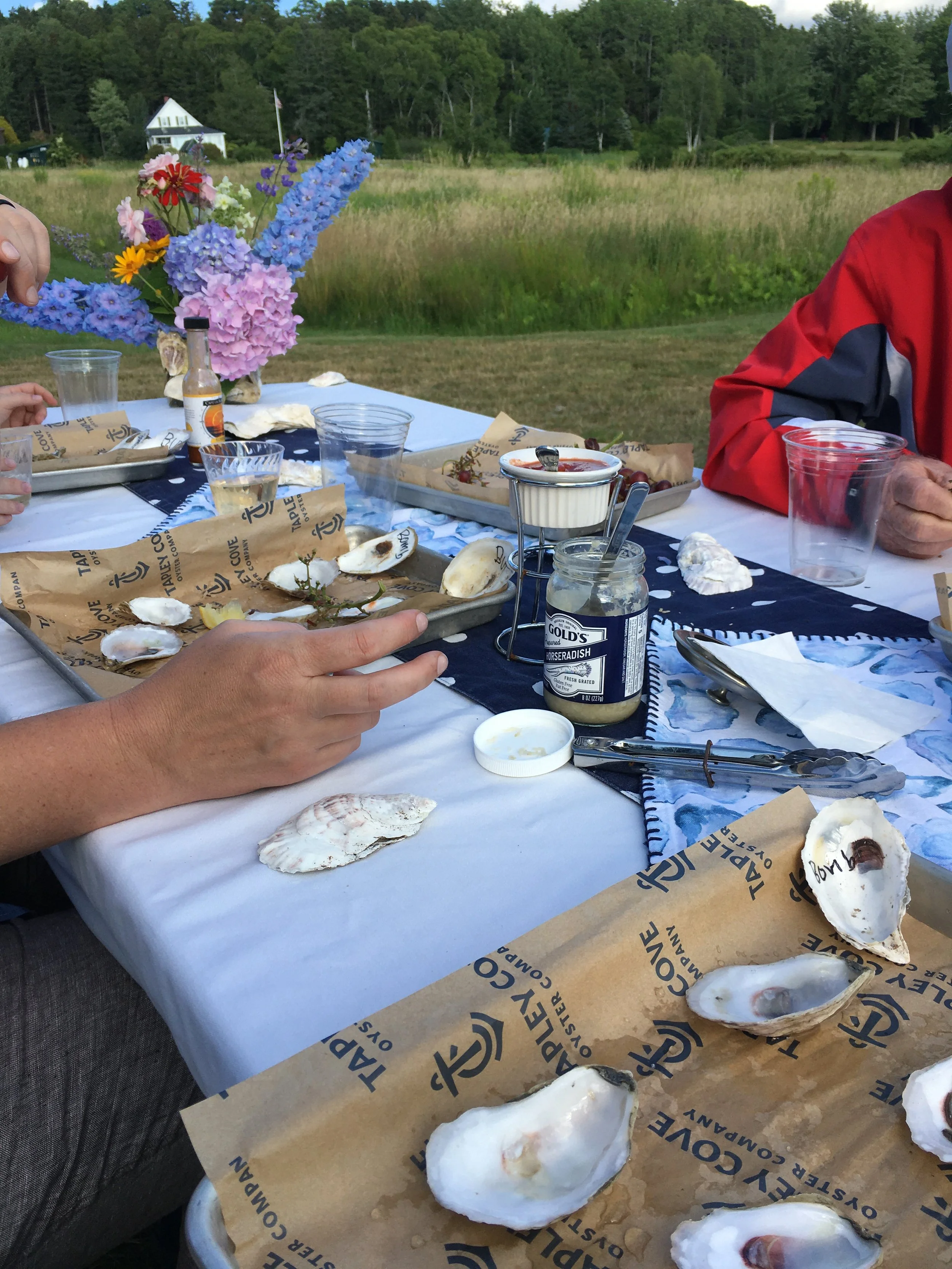 Boats, bubbly, and a bundle of oysters