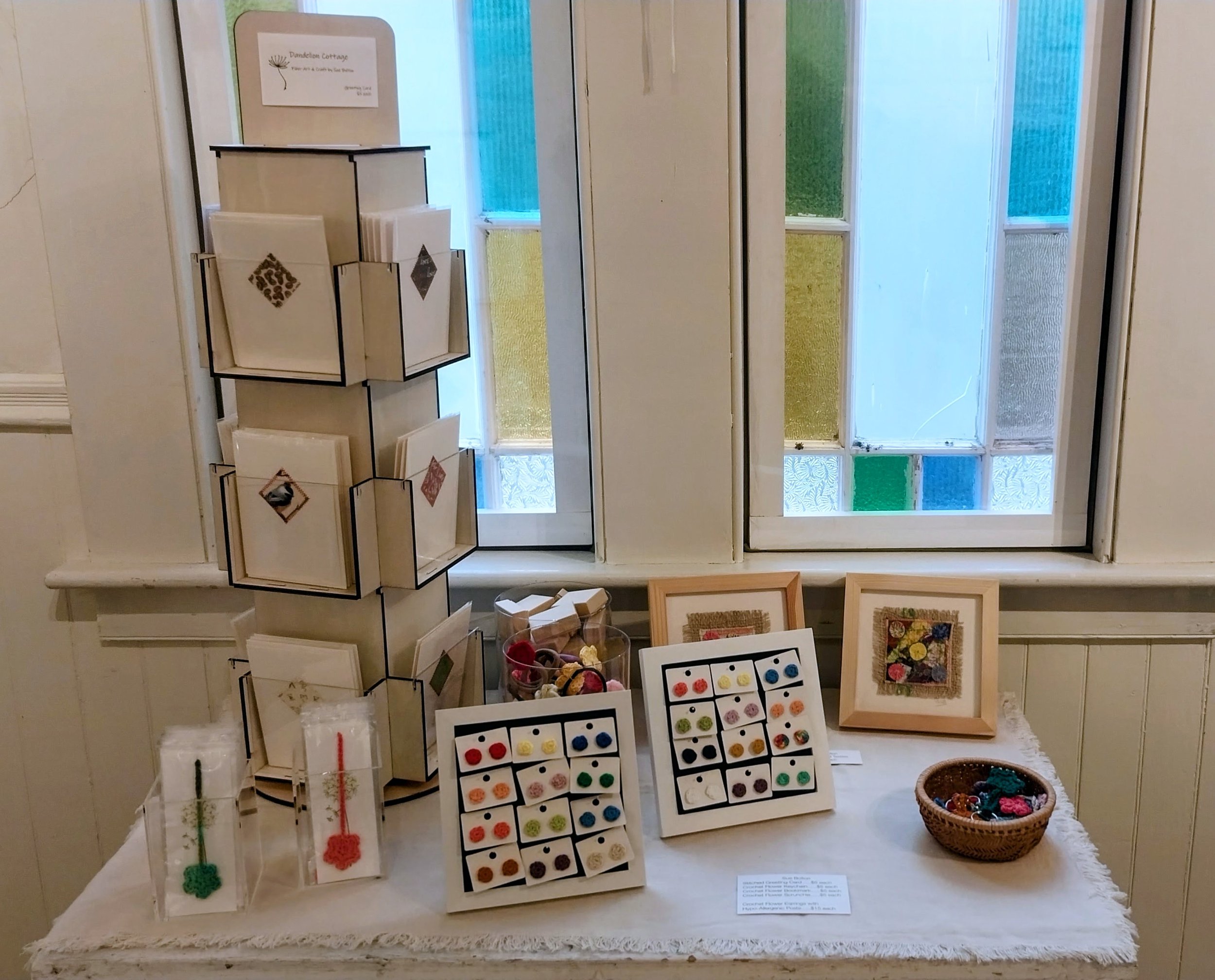 Cards, etc., Sue Bolton; jewelry, Tanya Washburn