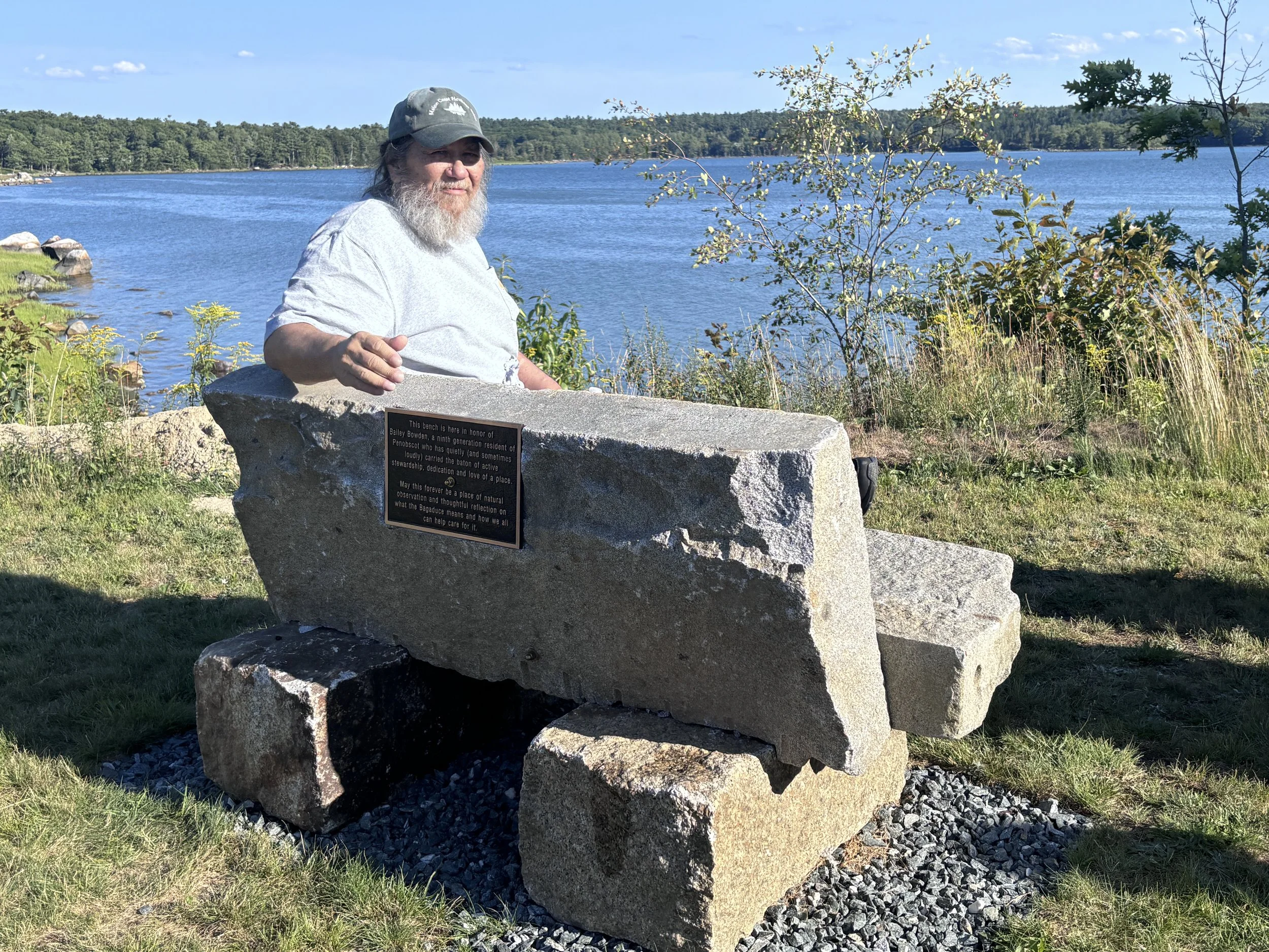 New bench dedicated to the man who stood up for the Bagaduce