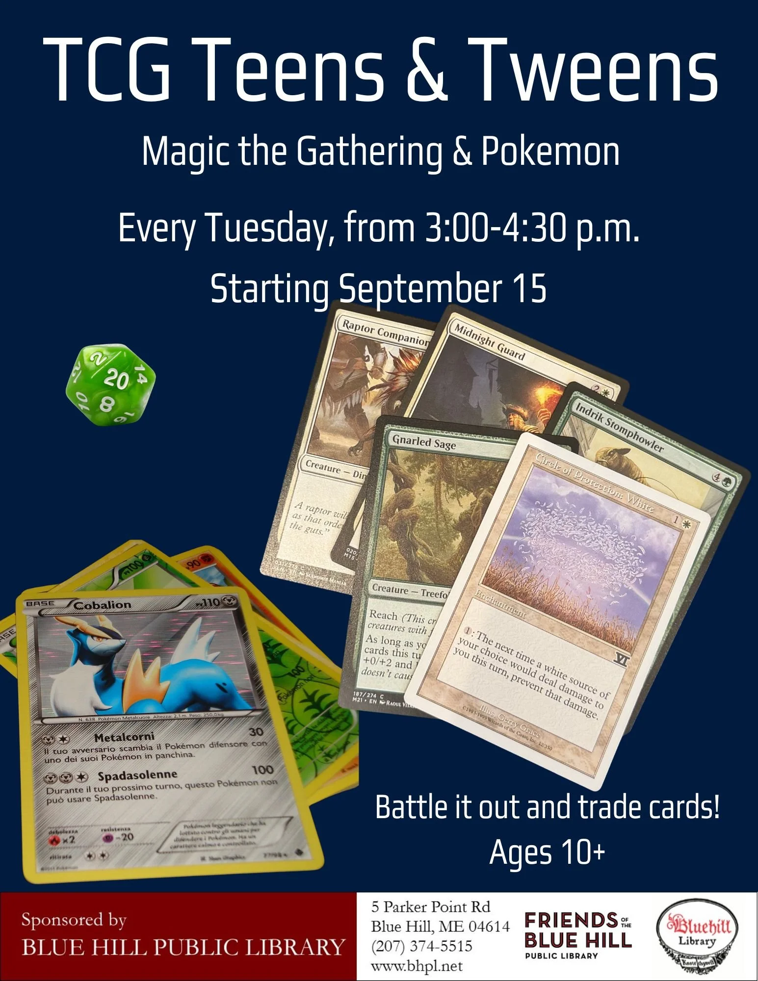 Magic the Gathering/Pokémon for Teens &amp; Tweens