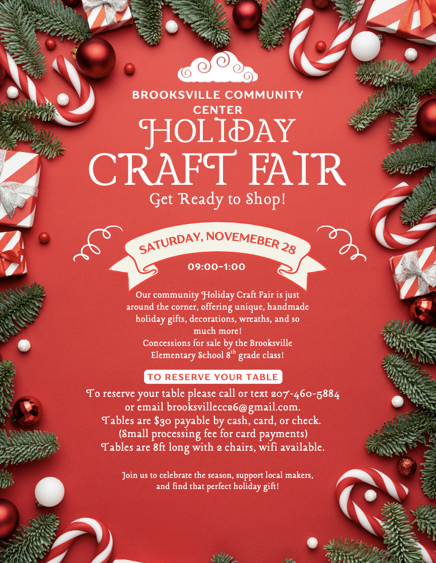 Brooksville Community Center Holiday Craft Fair