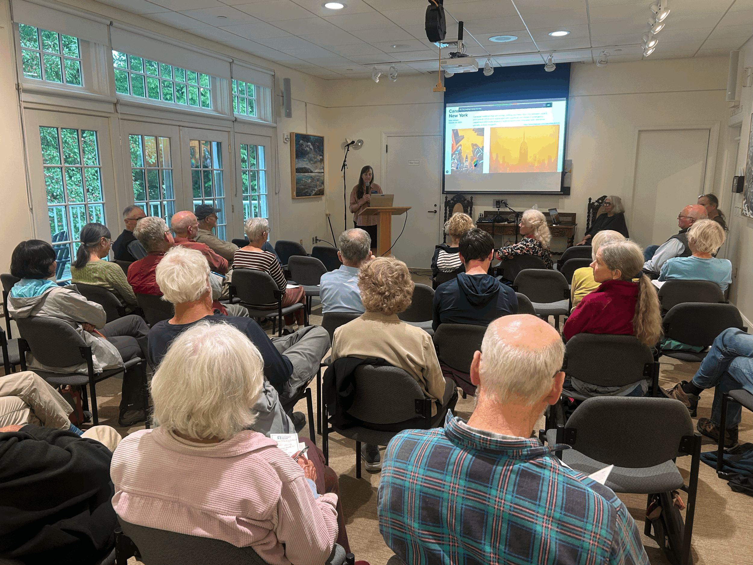Professor discussses hope and local action in face of climate change
