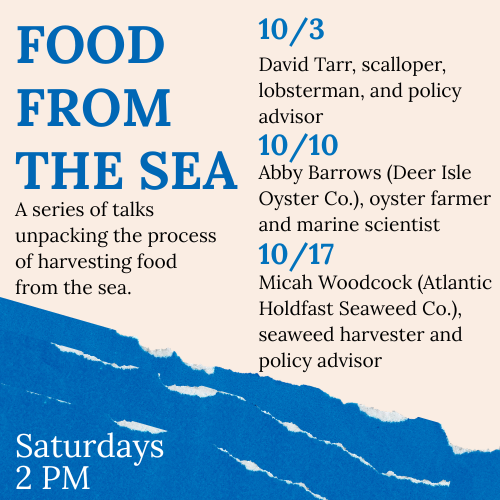 “Food from the Sea” Talks with Brooklin Food Corps