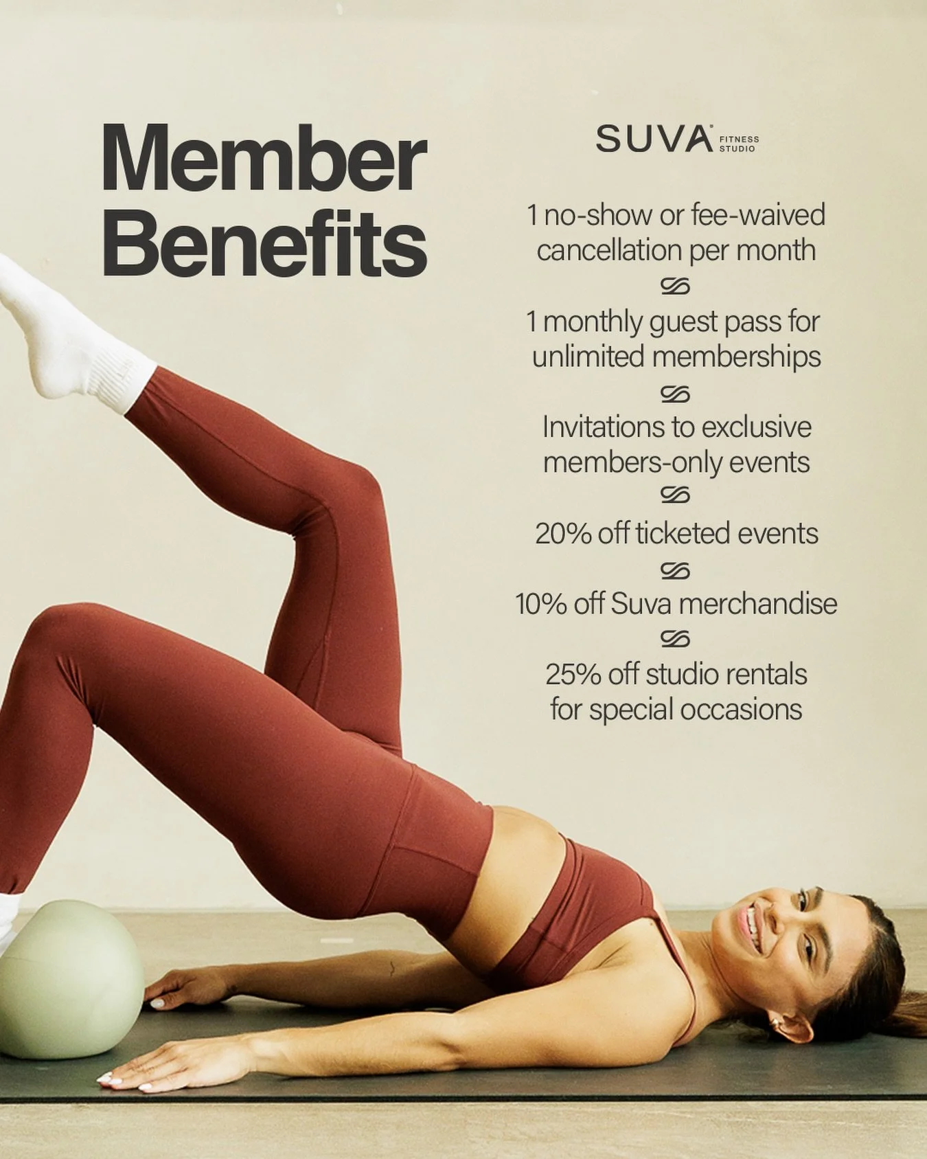 Consistency has its perks 🤍⁠
⁠
Grateful for everyone who&rsquo;s been on this journey with us.⁠
⁠
#SUVAFitnessStudio ✧ #MoveWithIntention