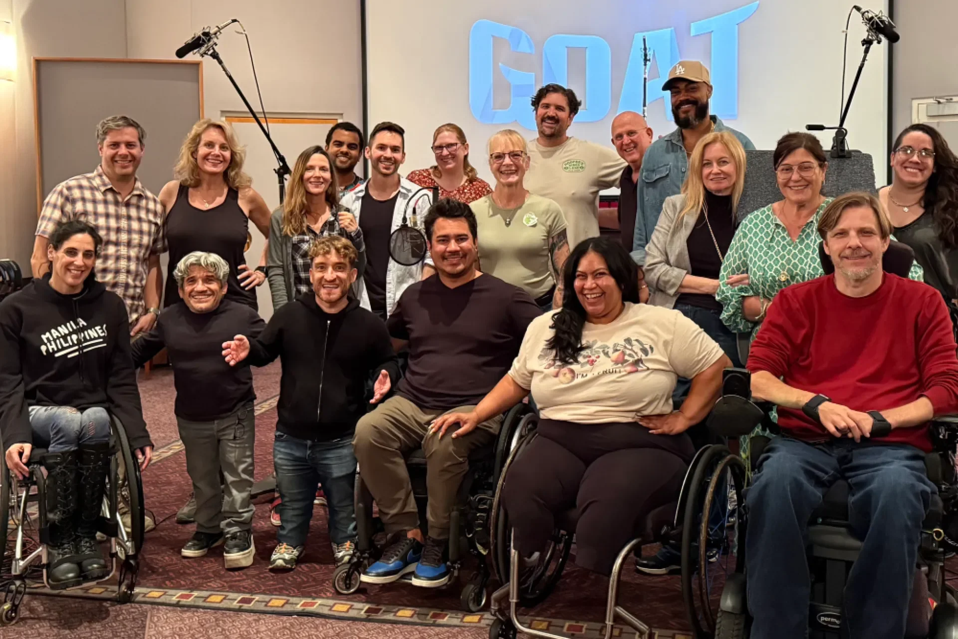 Hollywood First: An All-Disability Loop Group Makes History With Sony’s ‘GOAT’