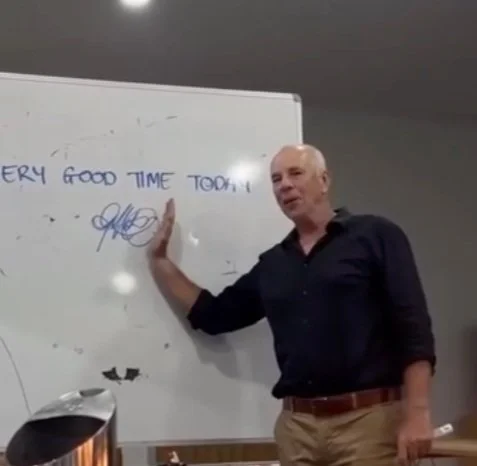 Malcolm McLeod speaker handwritting guy