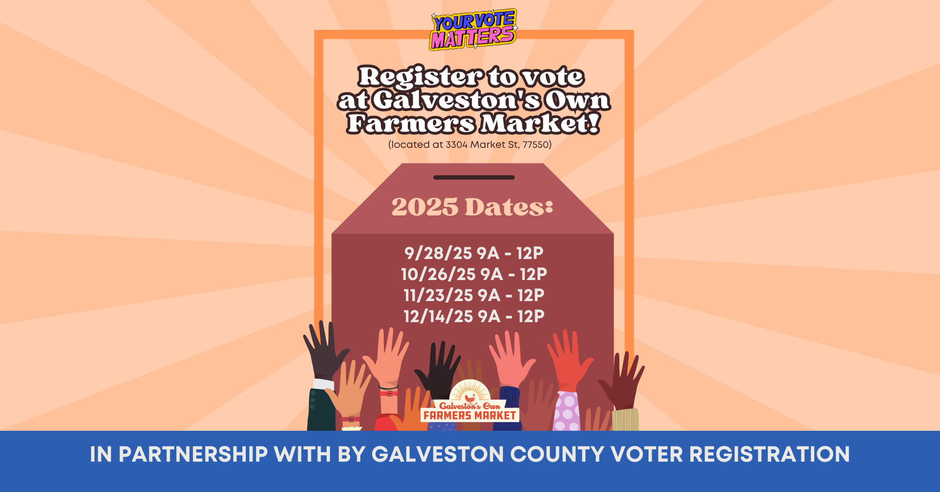 Register to Vote at GOFM! - Sept