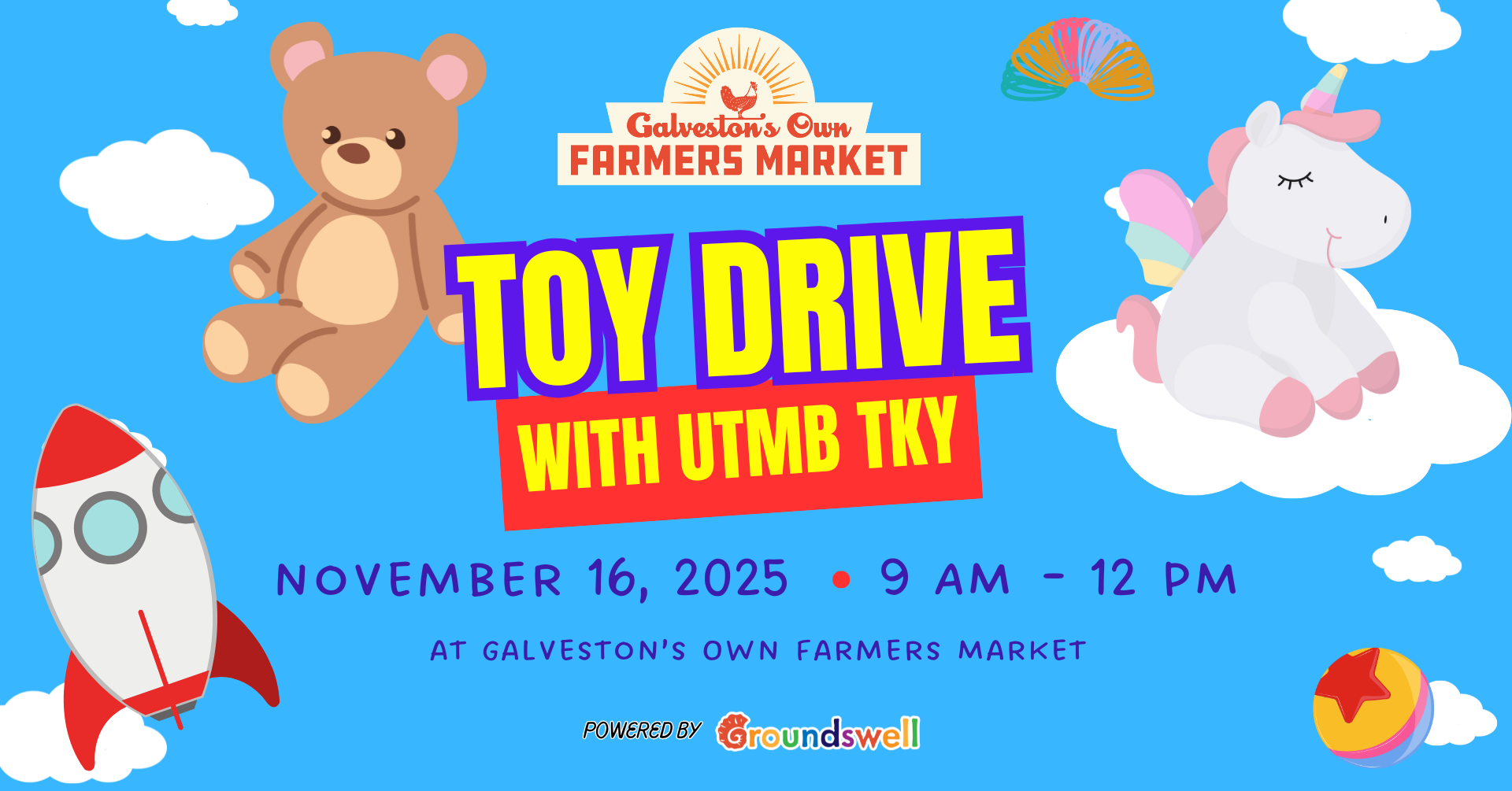UTMB TKY Toy Drive for Blue Santa!