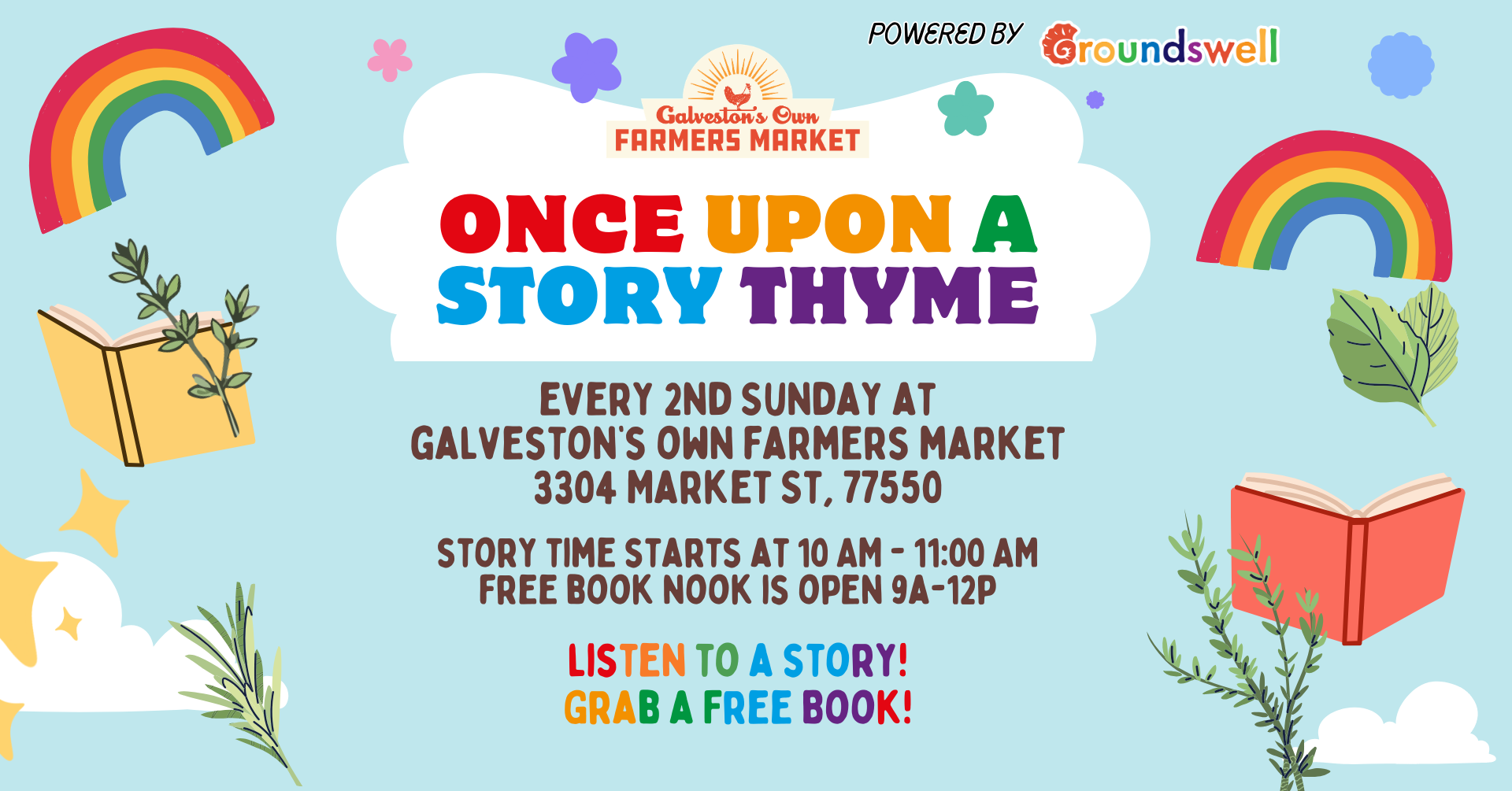 2nd Sunday Story Thyme At Market 