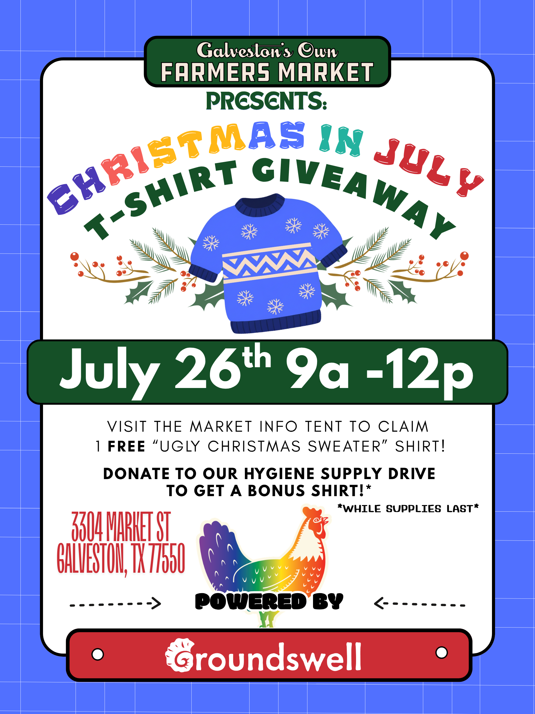 Christmas In July! T-Shirt Giveaway!