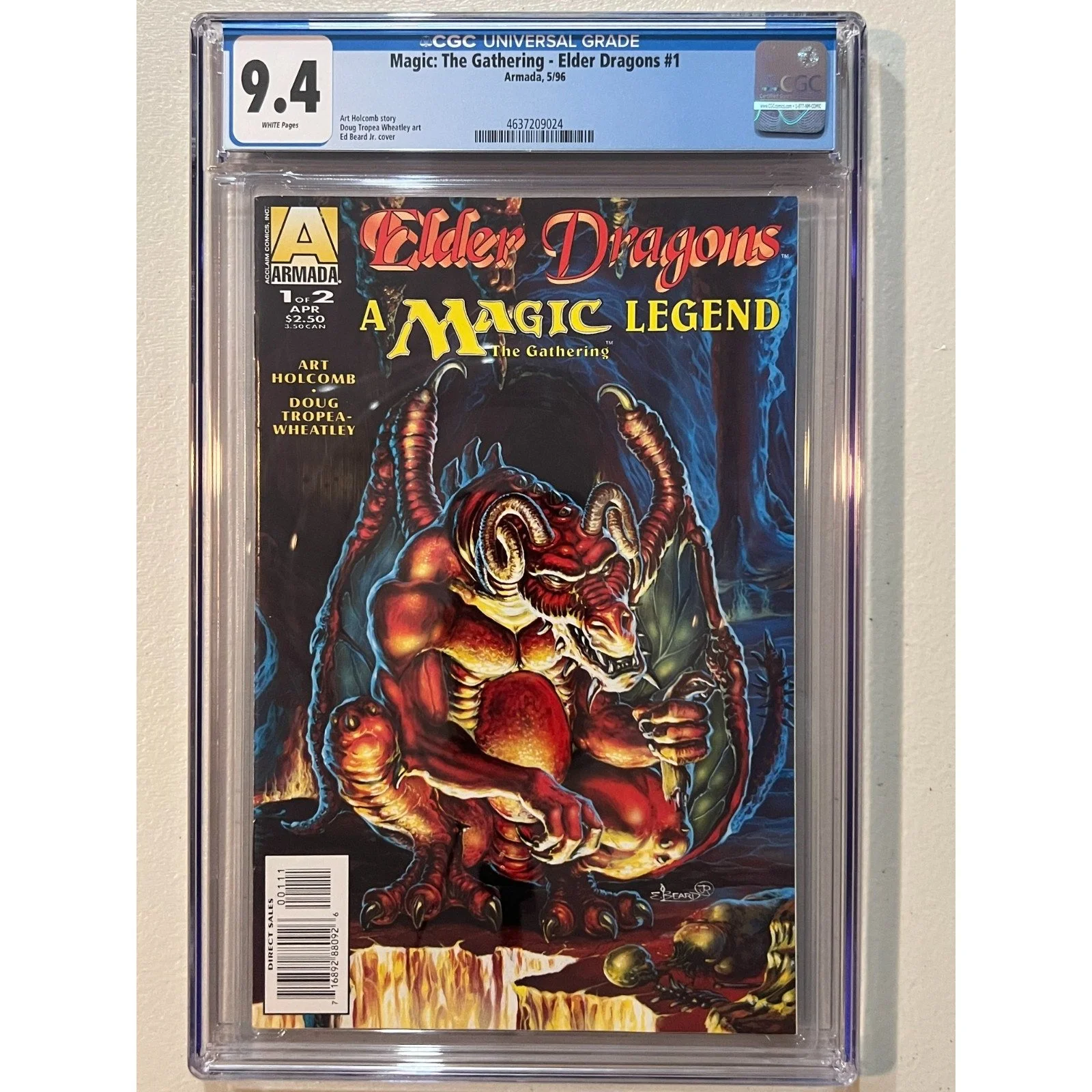 Acclaim Comics Magic: The Gathering - Elder Dragons #1 CGC 9.4 (1995)