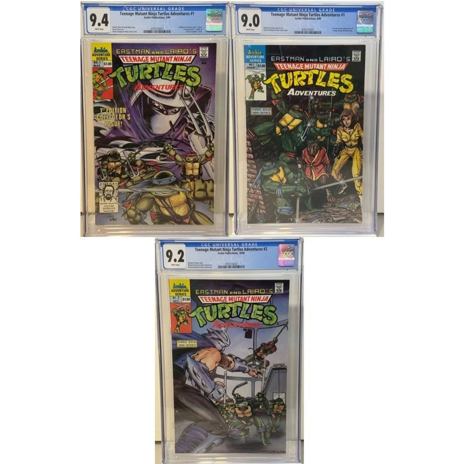 Archie Comics Teenage Mutant Ninja Turtle Adventures (1988) 1-46 + extras!