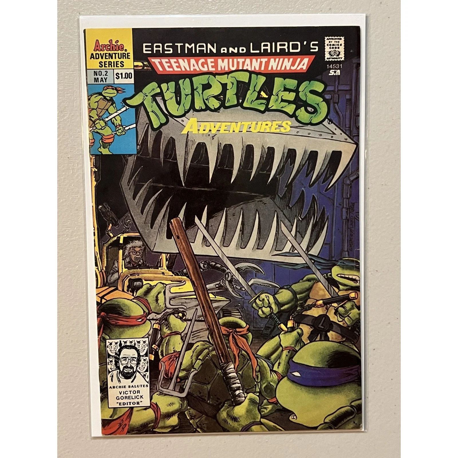 Archie Comics Teenage Mutant Ninja Turtles Adventures #2 (1989) 3rd Print