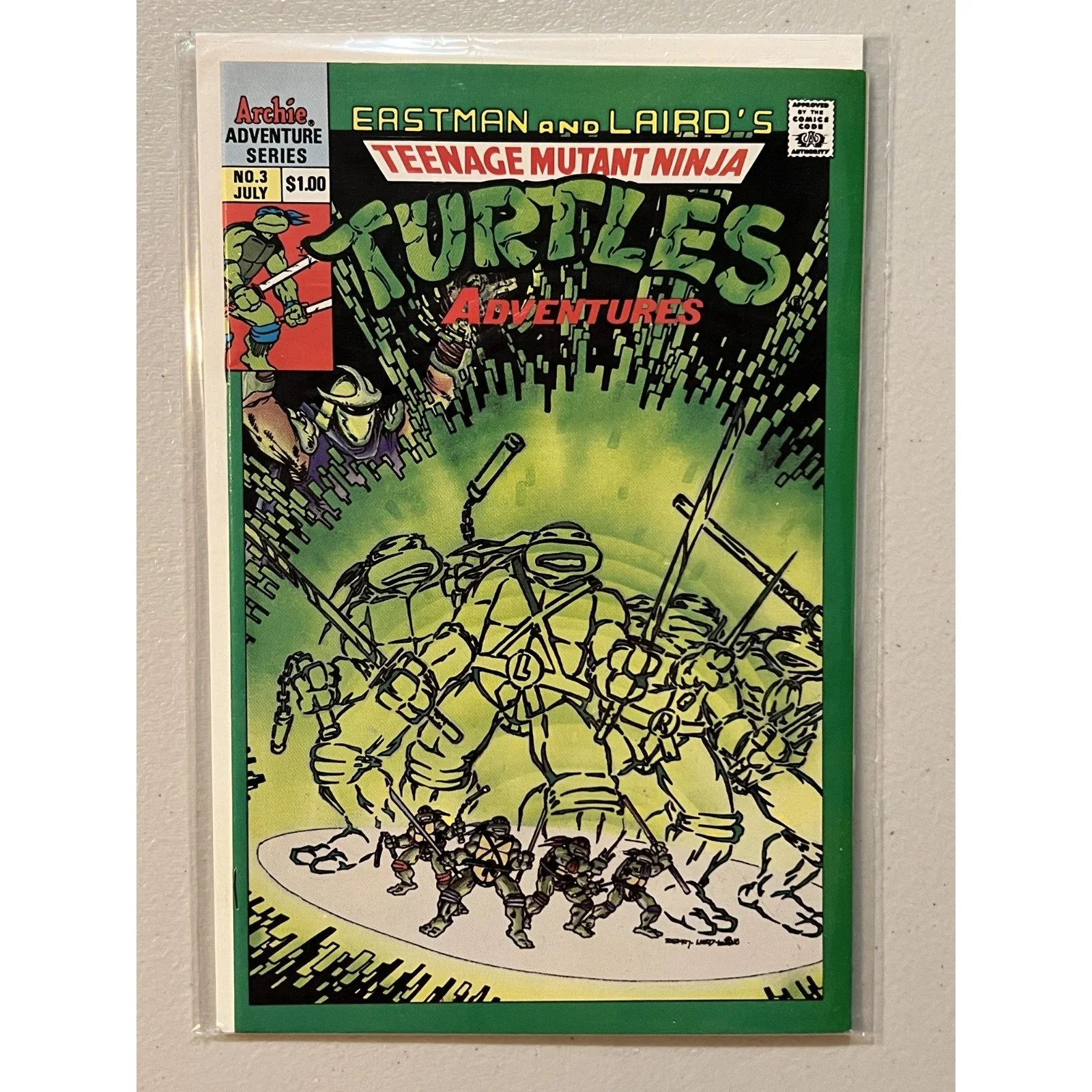 Archie Comics Teenage Mutant Ninja Turtles Adventures #3 (1989) 3rd Print