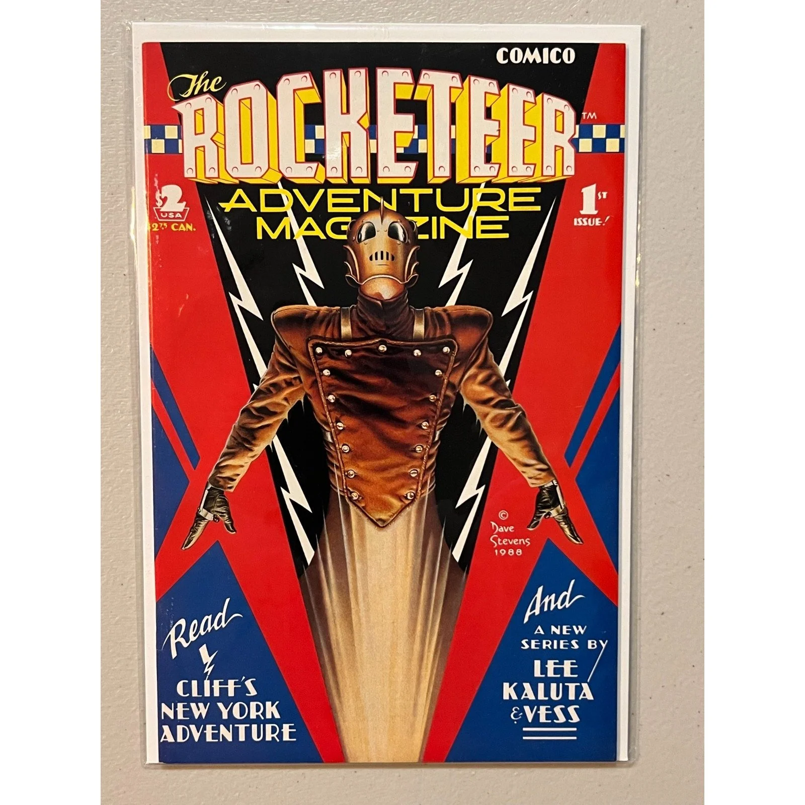 Comico The Rocketeer Adventure Magazine #1 (1988) High Grade!