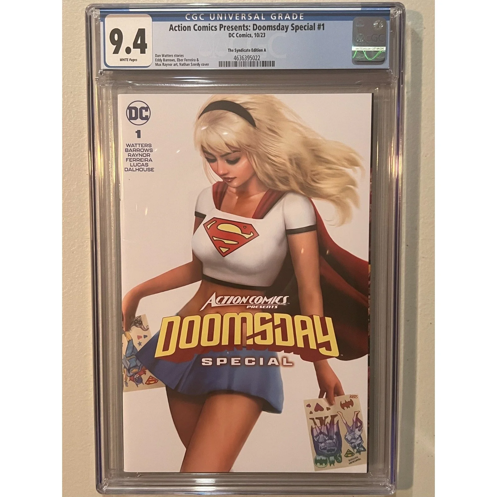 D.C. Comics Action Comics Presents: Doomsday Special #1 CGC 9.4 Szerdy cover!