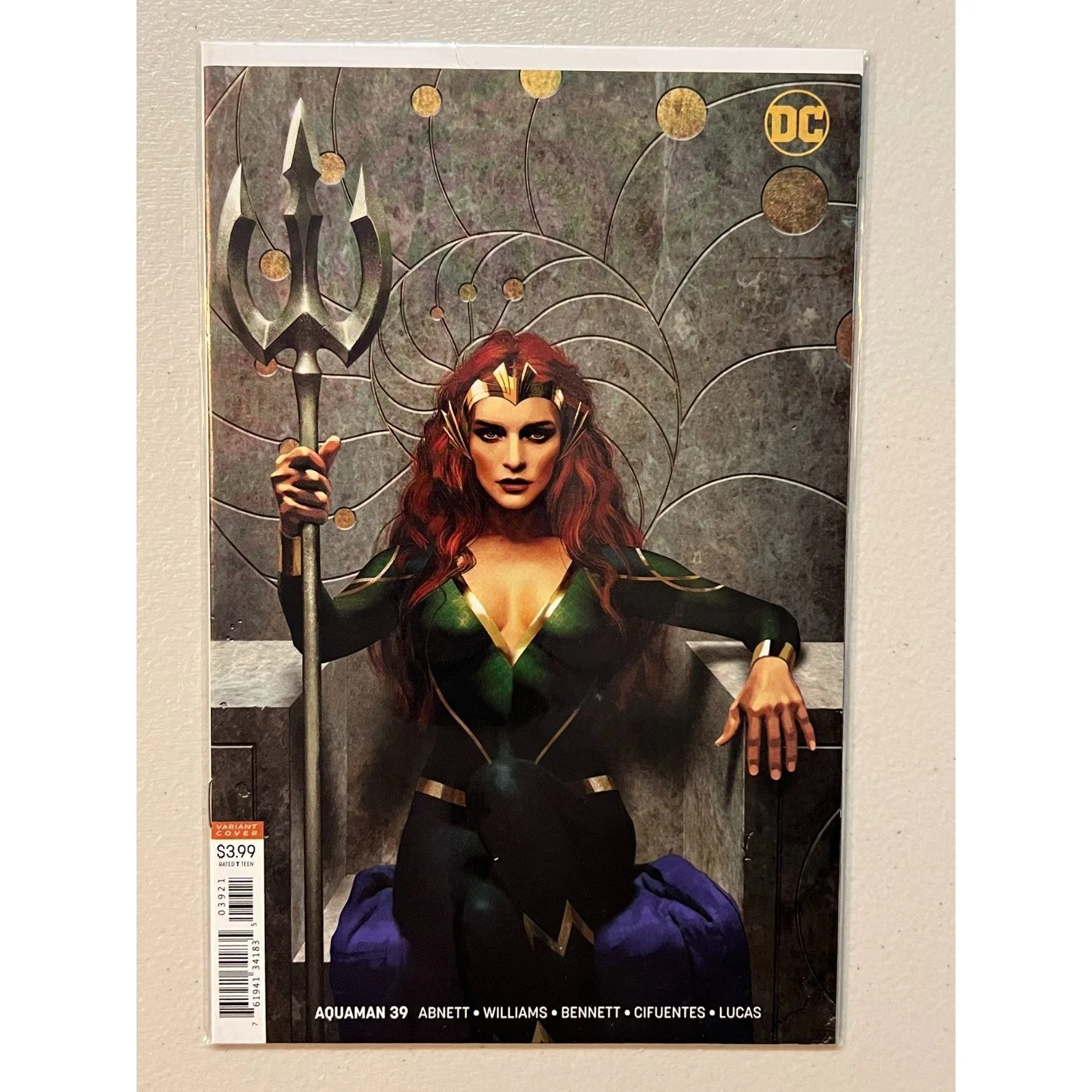 D.C. Comics Aquaman #39 (2018) Middleton Mera variant! High Grade!
