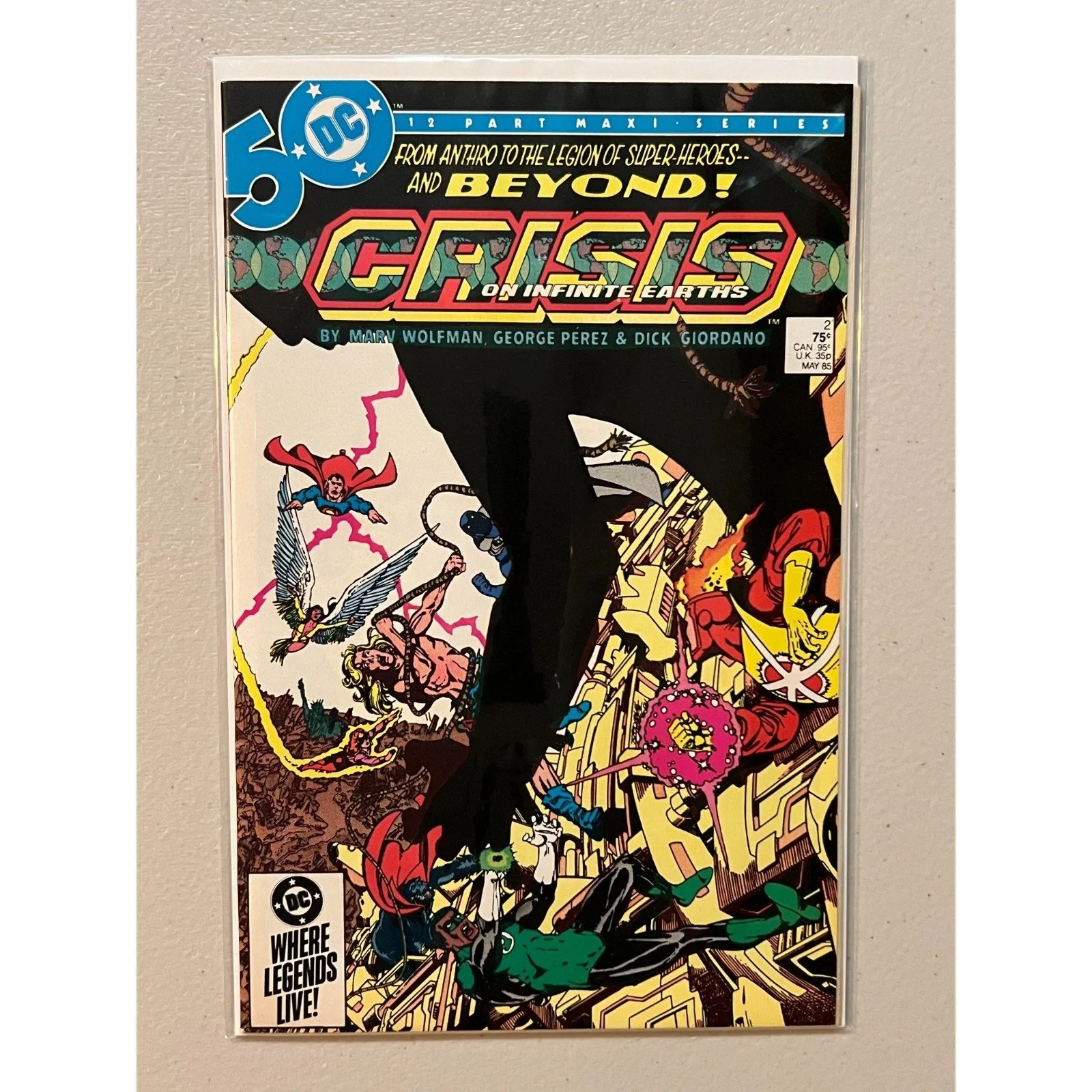 D.C. Comics Crisis on Infinite Earths #2 (1985) High Grade!