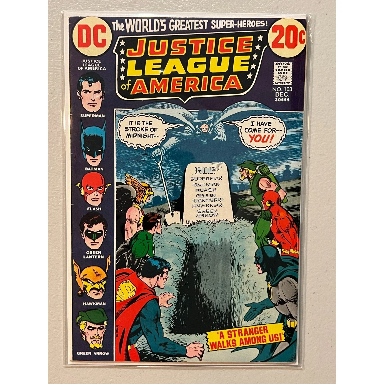 D.C. Comics Justice League Of America #103 (1972) High Grade!