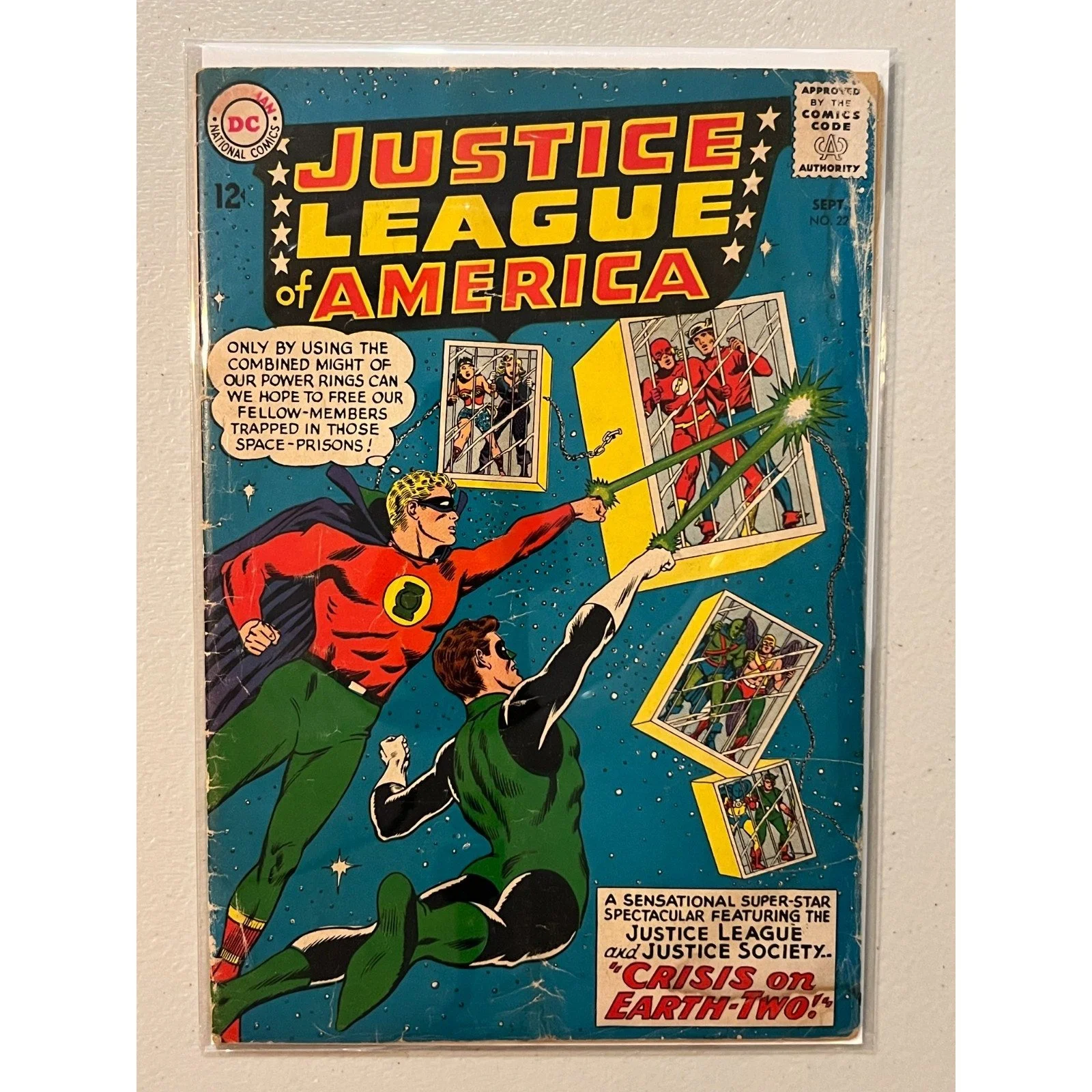 D.C. Comics Justice League of America #22 Crisis On Earth 2! Low Grade!